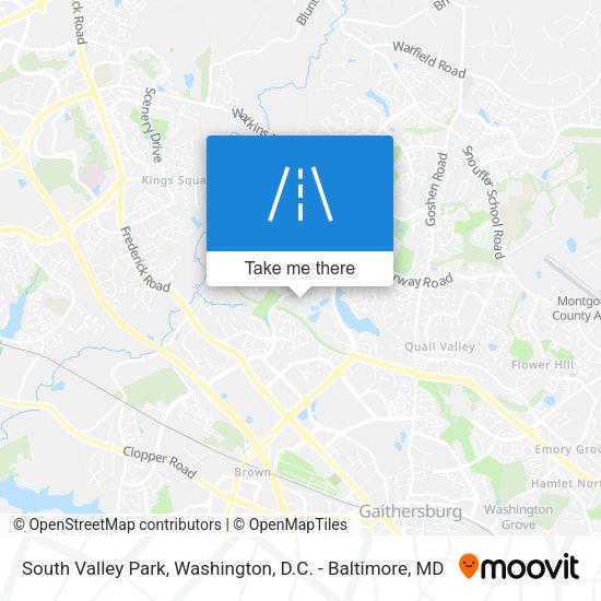 South Valley Park map