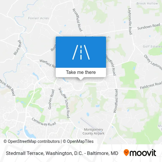 Stedmall Terrace map