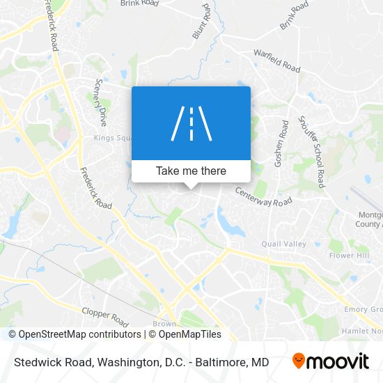 Stedwick Road map