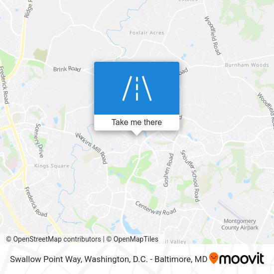 Swallow Point Way map