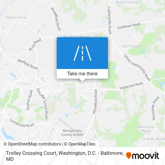 Trolley Crossing Court map