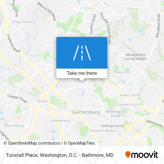 Tunstall Place map