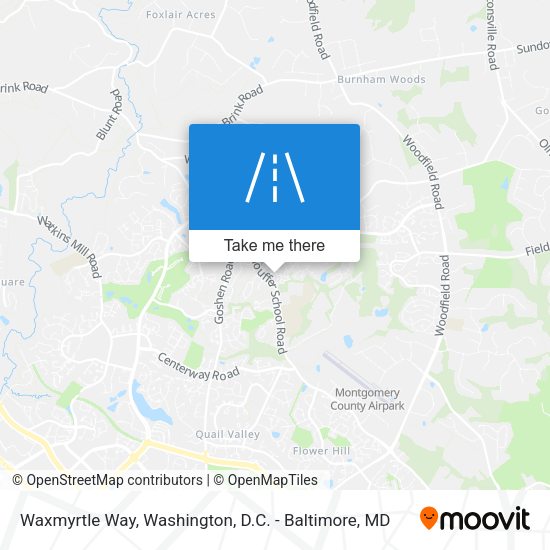 Mapa de Waxmyrtle Way