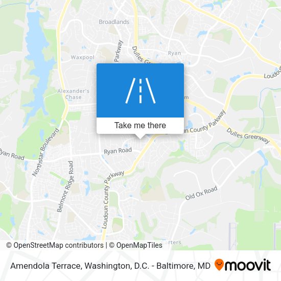 Amendola Terrace map