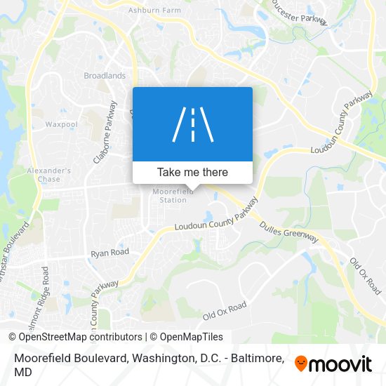 Mapa de Moorefield Boulevard