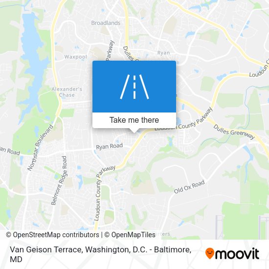 Van Geison Terrace map