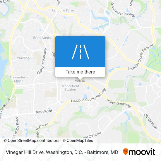 Vinegar Hill Drive map