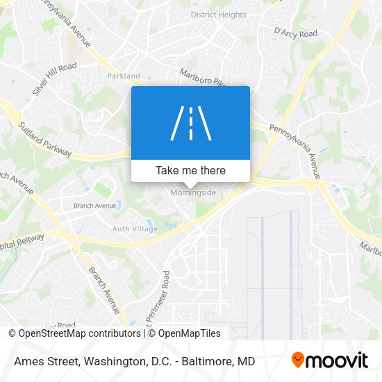Mapa de Ames Street