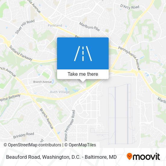 Mapa de Beauford Road