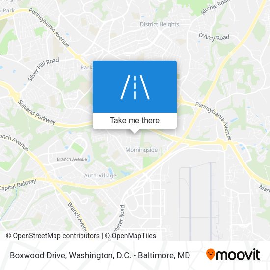Mapa de Boxwood Drive