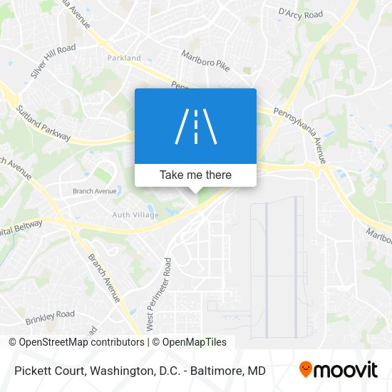 Pickett Court map