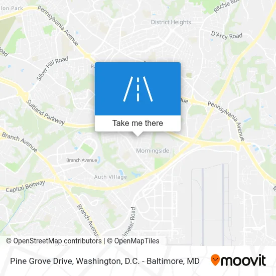 Pine Grove Drive map