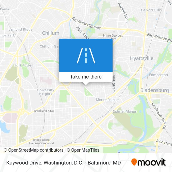 Kaywood Drive map