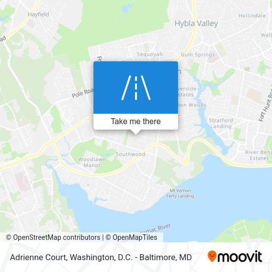 Adrienne Court map