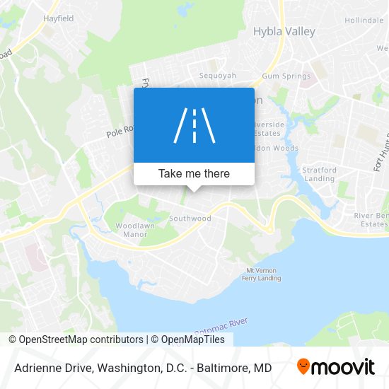 Mapa de Adrienne Drive