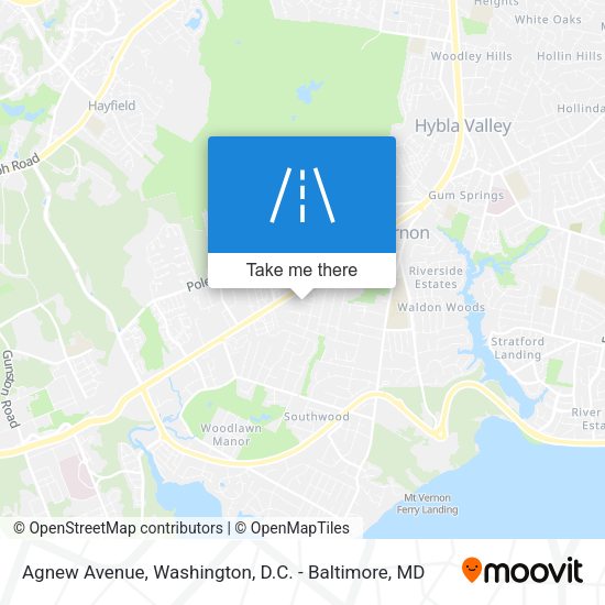 Mapa de Agnew Avenue