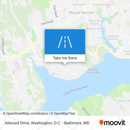 Allwood Drive map