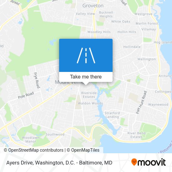 Ayers Drive map