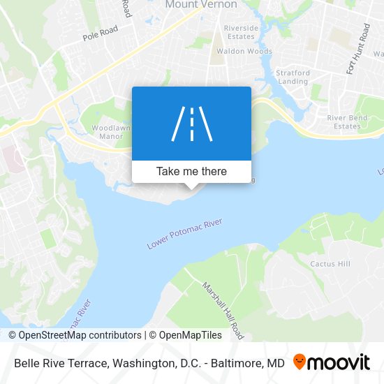 Mapa de Belle Rive Terrace