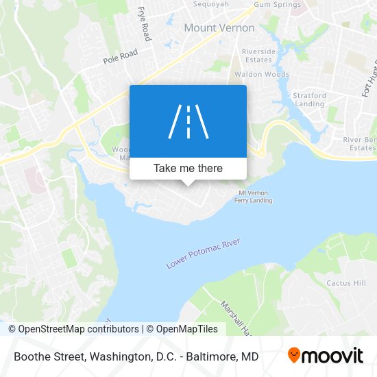 Boothe Street map