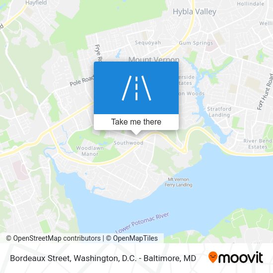 Bordeaux Street map