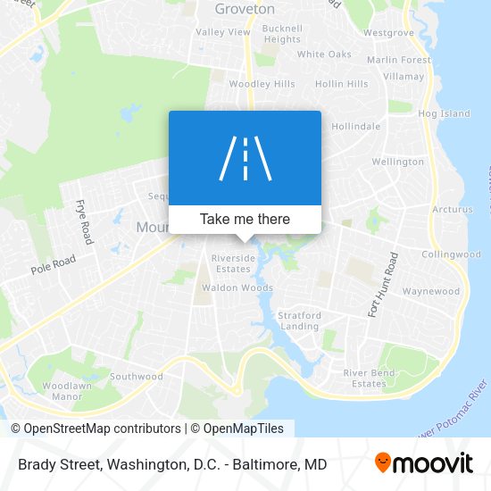 Brady Street map