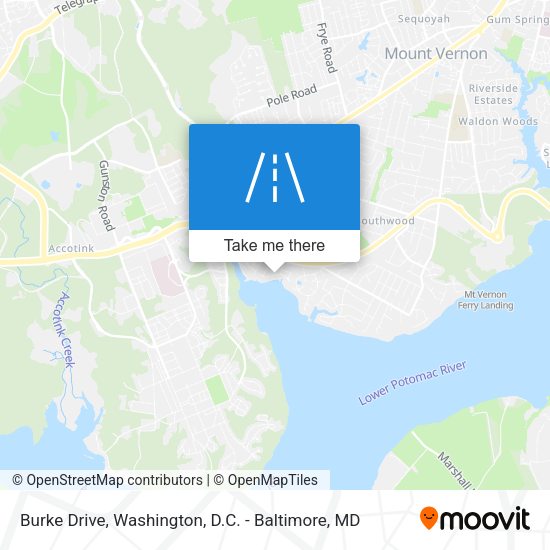 Burke Drive map