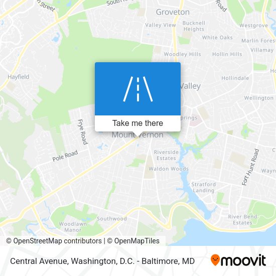Central Avenue map