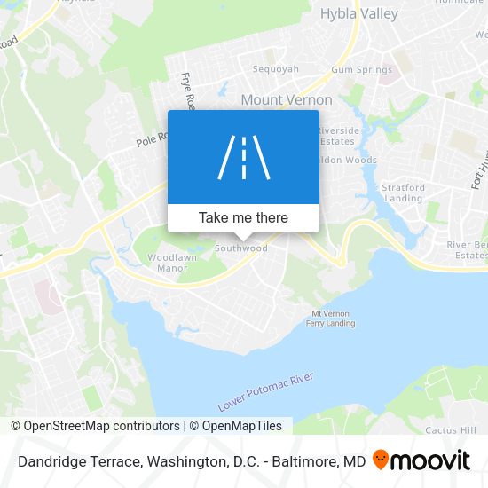 Dandridge Terrace map