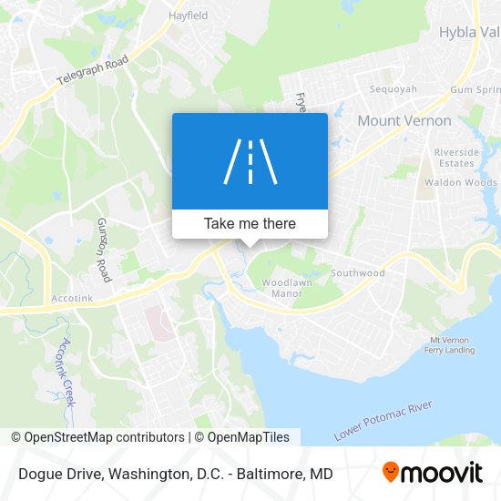 Dogue Drive map