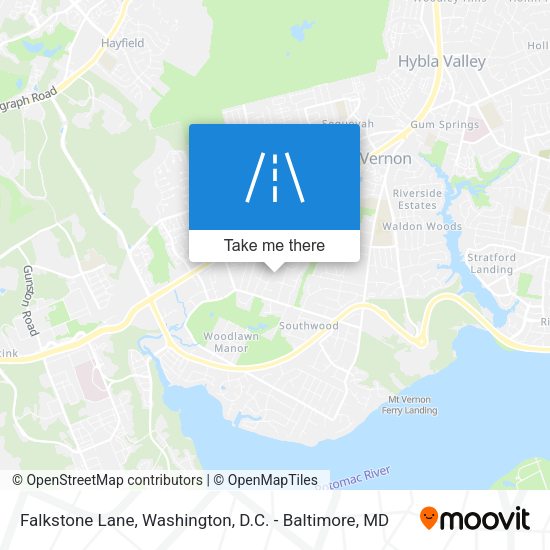Falkstone Lane map