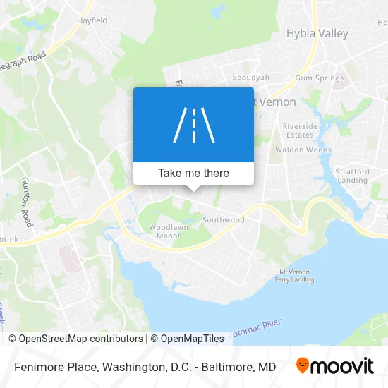 Fenimore Place map