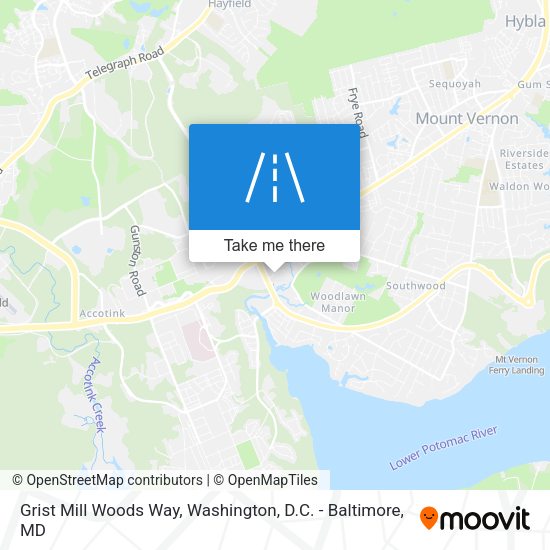 Mapa de Grist Mill Woods Way