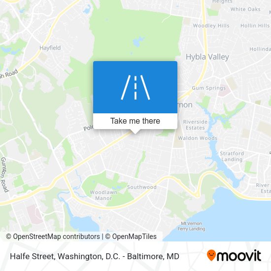 Mapa de Halfe Street