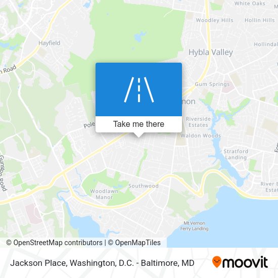 Mapa de Jackson Place