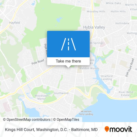 Mapa de Kings Hill Court