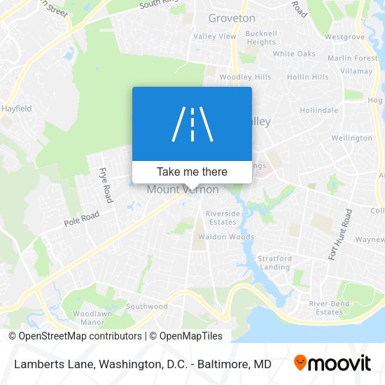 Lamberts Lane map