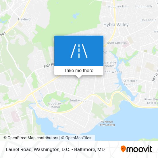 Mapa de Laurel Road
