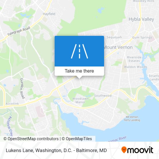 Lukens Lane map