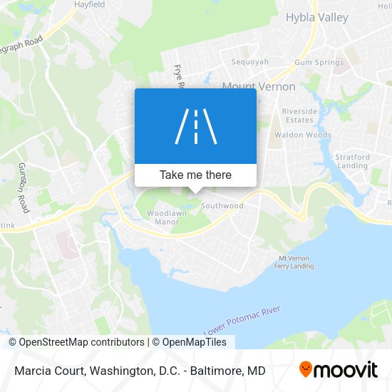 Marcia Court map