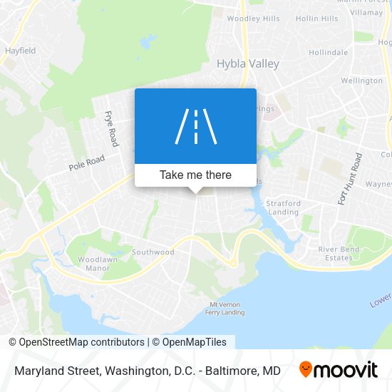 Mapa de Maryland Street