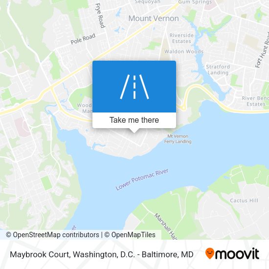 Maybrook Court map