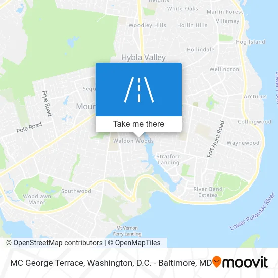 MC George Terrace map