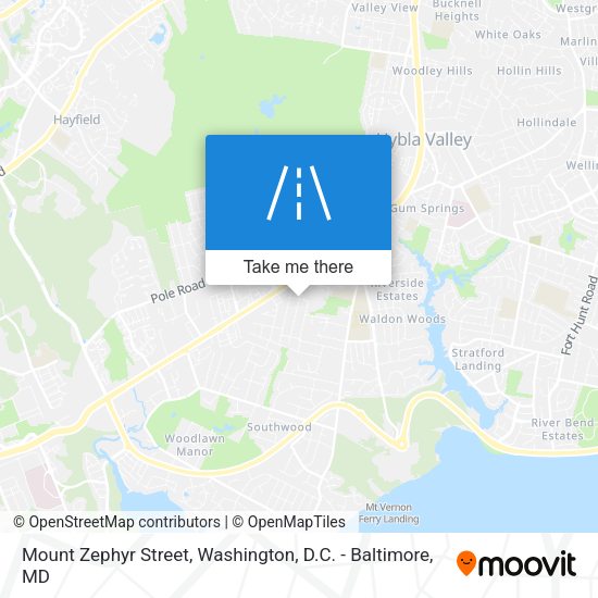 Mount Zephyr Street map