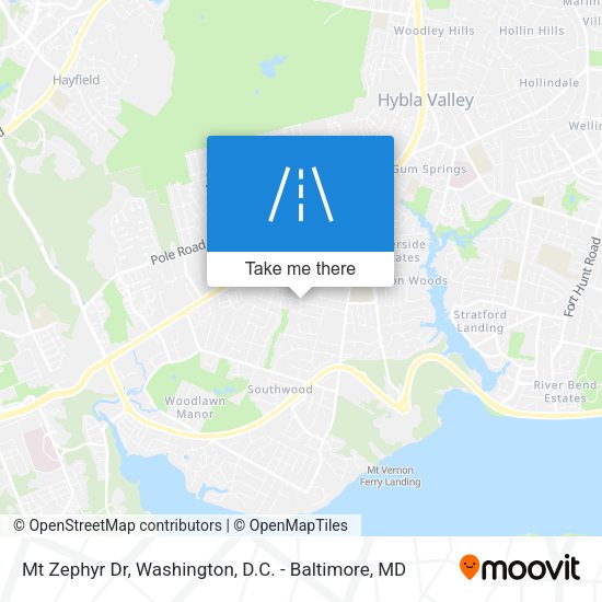 Mapa de Mt Zephyr Dr