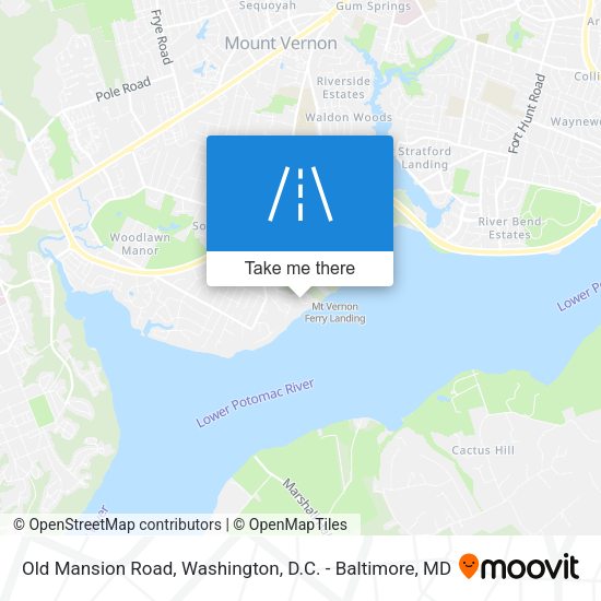 Old Mansion Road map
