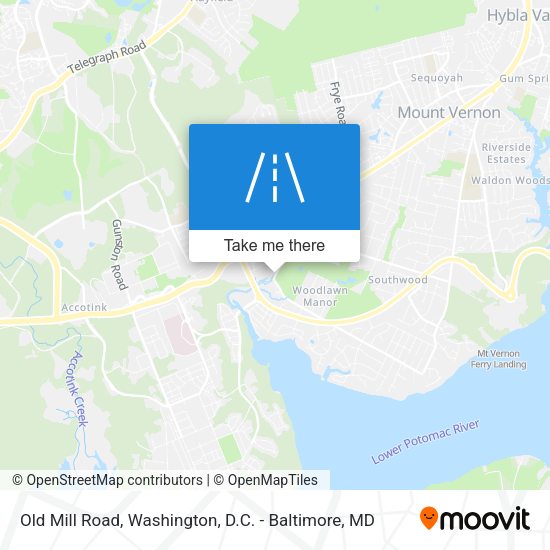 Mapa de Old Mill Road