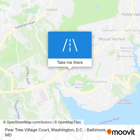 Pear Tree Village Court map