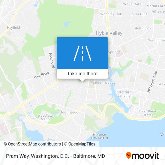 Mapa de Pram Way