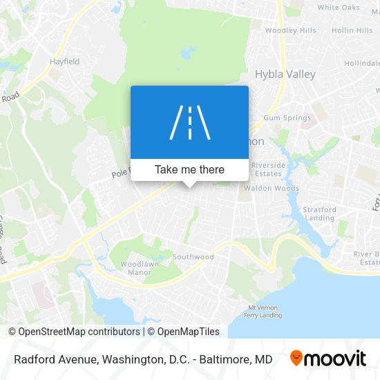 Mapa de Radford Avenue